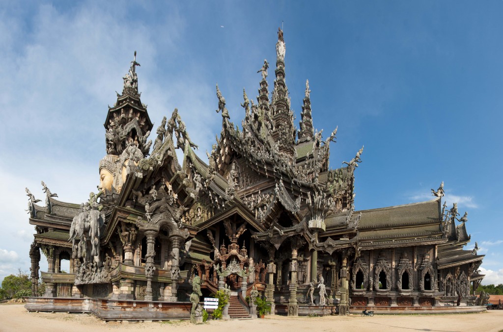 Sanctuary temple in Thailand
